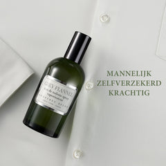 Geoffrey Beene Grey Flannel EDP bottle ready for display and gifting.