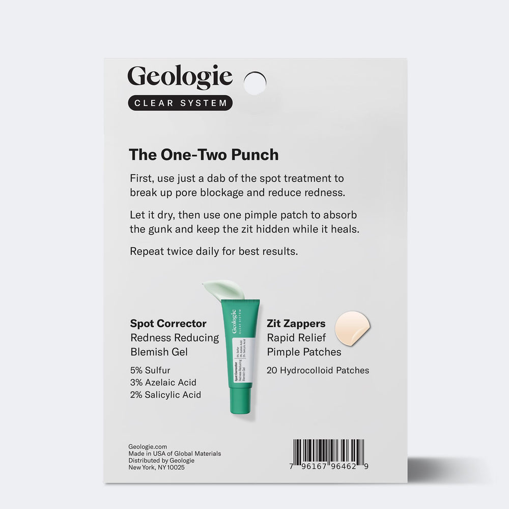 Geologie Clear System spot treatment gel targets redness for faster results