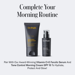 Geologie moisturizing face cream morning routine scene suggests a smooth start to the day.