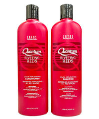 Georgie Riveting Red Shampoo bottle front showing color protection for red hair