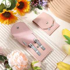 Geosar pink gift-ready travel kit, perfect for sharing with loved ones.