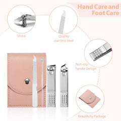 Geosar pink tweezers, reliable grip for accurate grooming.