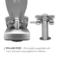 GERMANIKURE high-carbon stainless steel blades resist dulling.