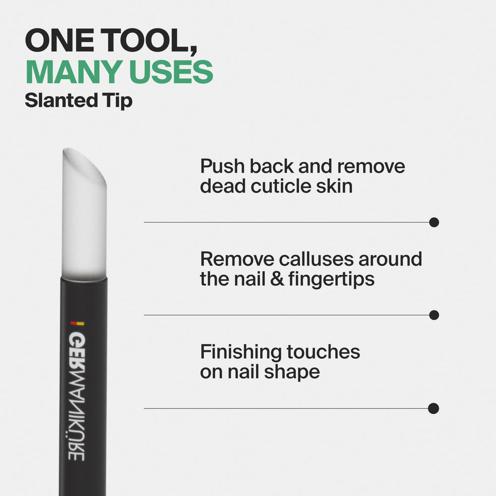 GERMANIKURE nail art placement tool for precise gem setting.