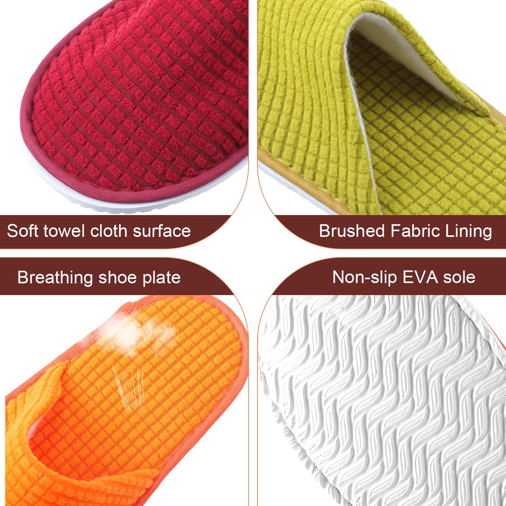 Geyoga washable reusable slippers suitable for hotels, spas, weddings and events.