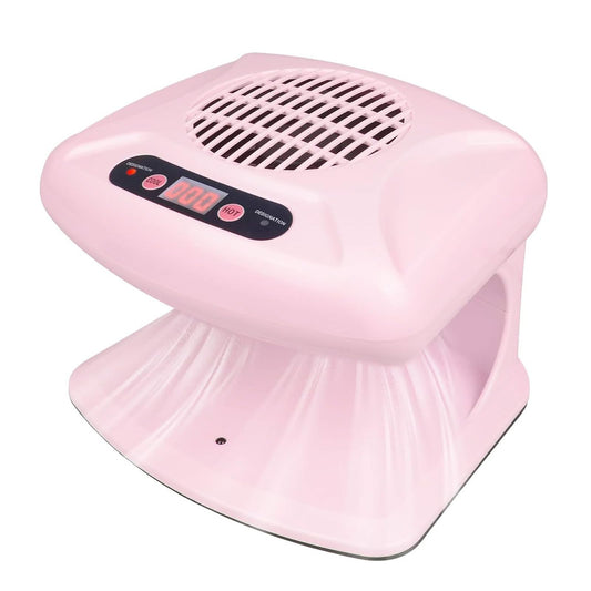 GGAIFbp Nail Dryer 300W front view with pink finish for salon and home use.