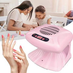 GGAIFbp Nail Dryer hot-cold air mode showcases versatile seasonal drying benefits.