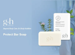GH PROTECT Bar Soap creates a soft lather for comfortable cleansing.
