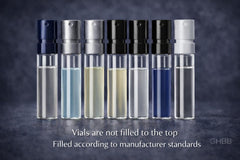 GHBB Cologne 11 sample vials top view compact 0.03–0.06 oz