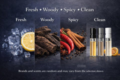 GHBB fragrance collection lineup showcases diverse notes for various occasions.