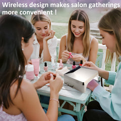GiGiBright portable design ideal for salons and home nail setups.