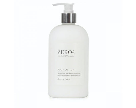 Gilchrist and Soames Zero% Unisex Body Lotion packaging shown for daily use