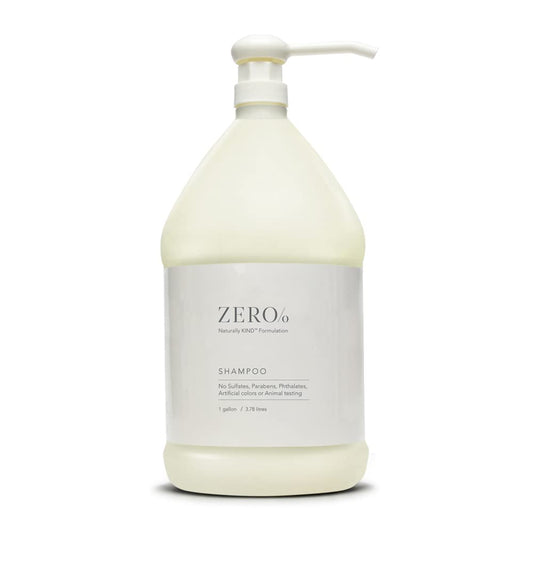 Gilchrist & Soames Zero% shampoo bottle front for a gentle all-hair cleansing experience