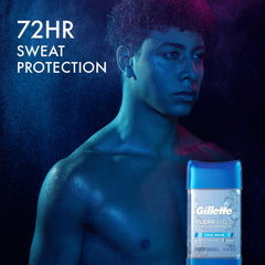 Gillette Clear Dri-Tech Cool Wave dry finish on skin