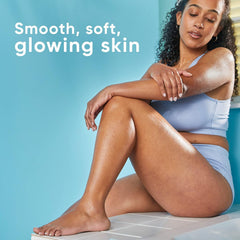 Gillette Venus shave trio ritual with exfoliant, cream, and oil