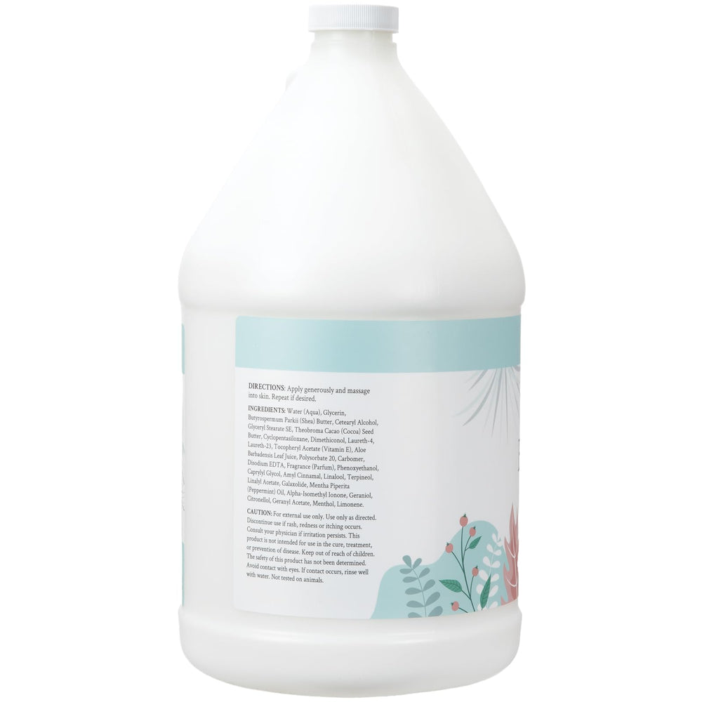 Applying Ginger Lily Farms Botanicals lotion after shower for smooth skin
