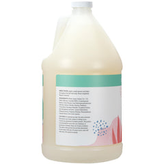 1 gallon refill bottle in a spa setting, highlighting eco-friendly gallon size for refills.