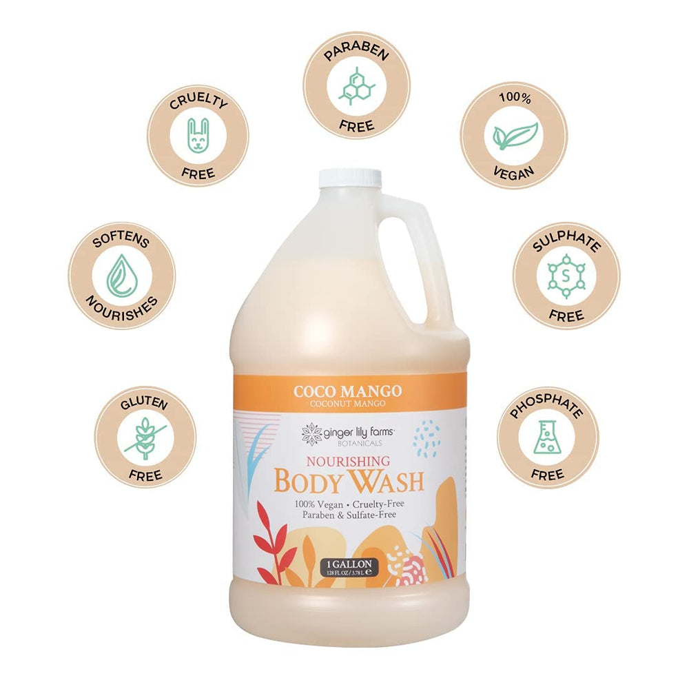 Ginger Lily Farms Bath setup in spa-like space.