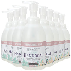 Ginger Lily Farms Botanicals refill bottle with foaming pump for easy hand washing