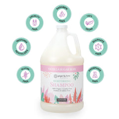 Ginger Lily Farms Vanilla Sugar Bliss bottle highlights daily shower routine