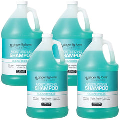 Ginger Lily Farms Club & Fitness shampoo bottle for all hair types, delivering lasting moisture.