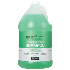 Ginger Lily Farms Club & Fitness Shampoo dispenser setup, ideal for locker room refills.