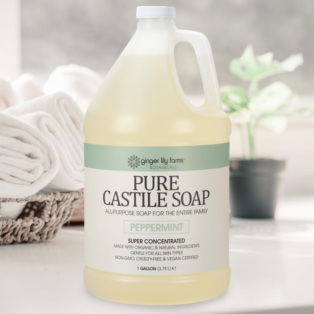 Concentrated soap pouring into bottle highlights cost-effective use.