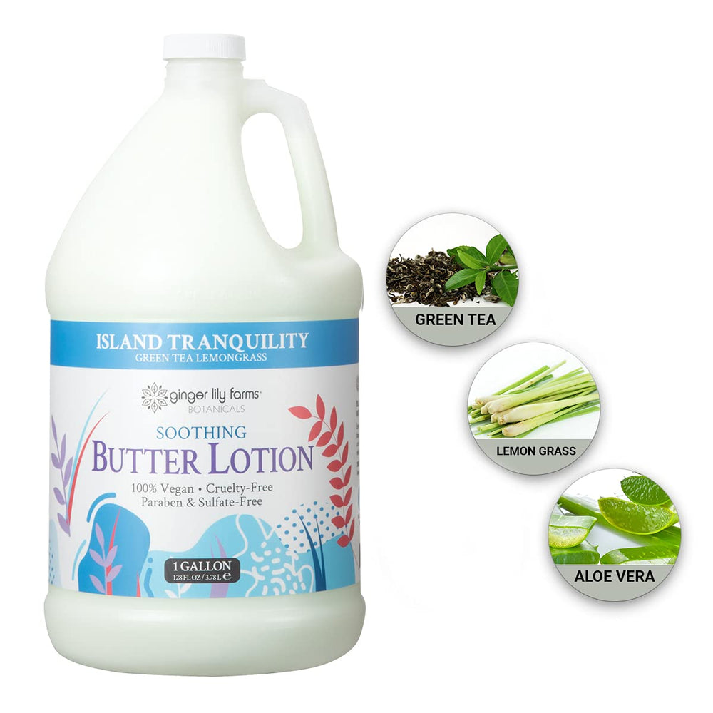 Ginger Lily Farms hand massage application demonstrating smooth, luxurious glide.