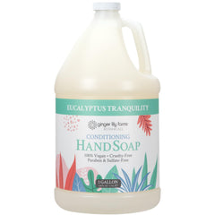 Ginger Lily Farms hand soap refill front view for easy hotel or spa refills