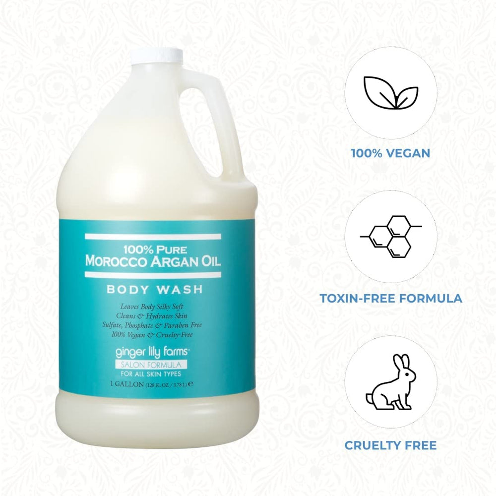 Ginger Lily Farms Soft skin result after wash preview suggests silky feel