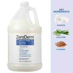 Cruelty-free vegan logo on Ginger Lily Farms ZeroDerm packaging