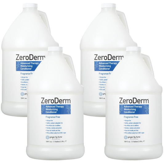 Ginger Lily Farms ZeroDerm conditioner pack four nourishes all hair types