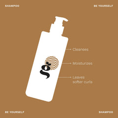 Ginger Milk Hydrating Shampoo sulfate-free claim on packaging.
