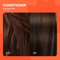 Be Honest conditioner texture demonstrates smooth slip for effortless detangling.