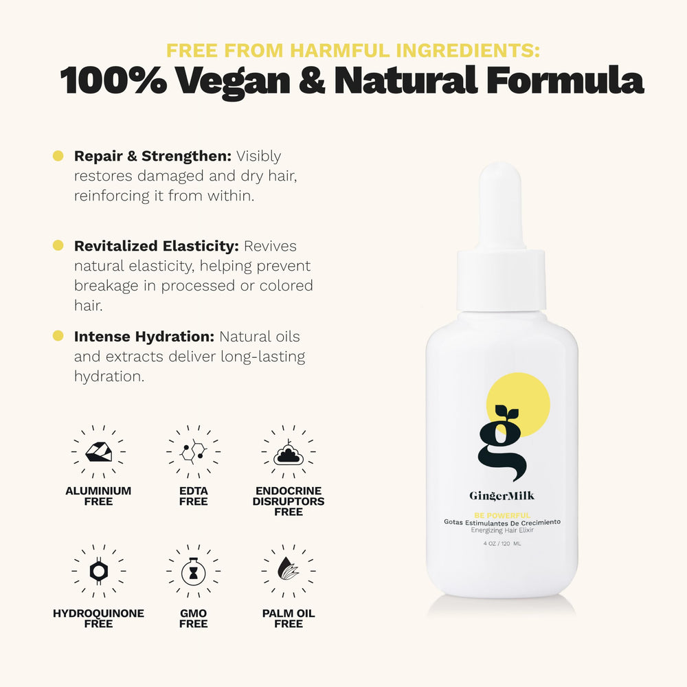 Ginger Milk Natural Care vitamin E supports moisture and resilience.