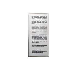 Ginger Milk Nutritive Ampoule ingredients label highlights grapeseed and provitamin B5.