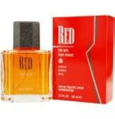 Giorgio Beverly Hills Red close-up label, 3.4 oz size for travel