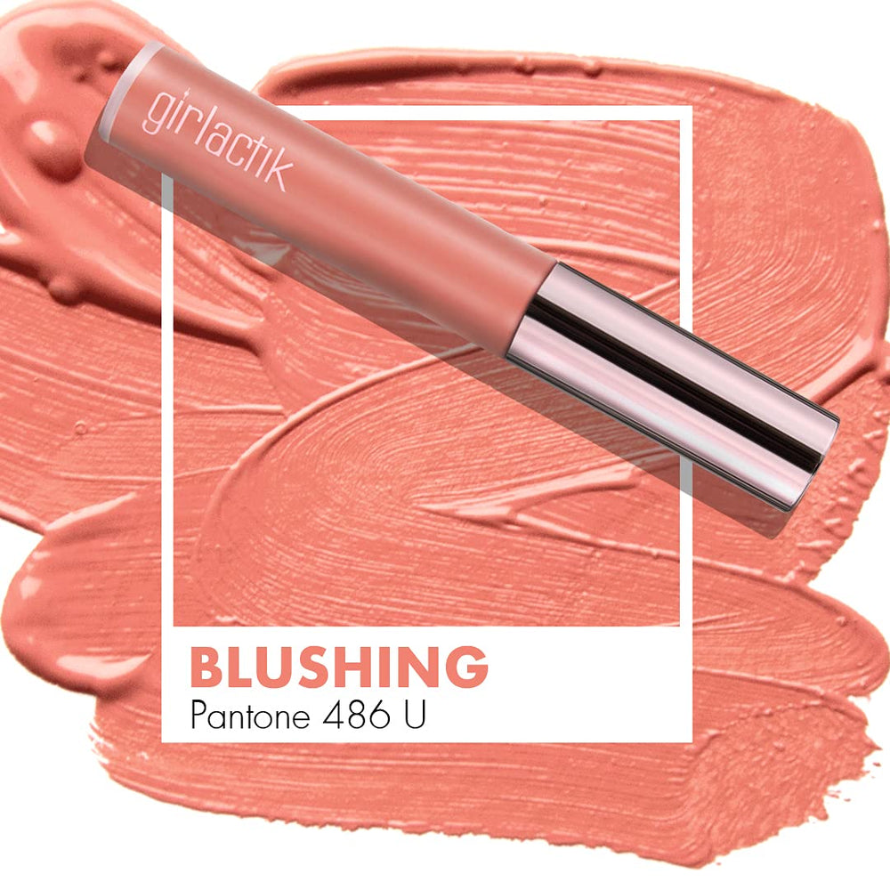 Girlactik Allure rosy-pink shade highlights a versatile color for day and night looks.