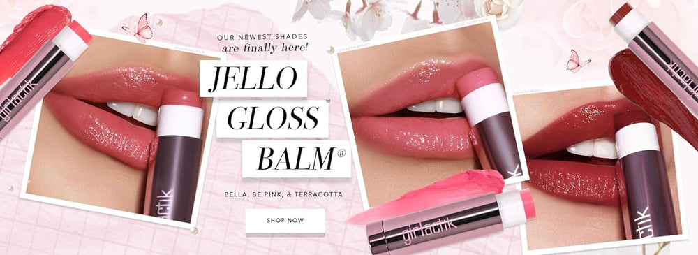Stylish packaging of Jello Gloss Balm for travel