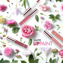 Girlactik lip paint color range shows diverse shades for any look.