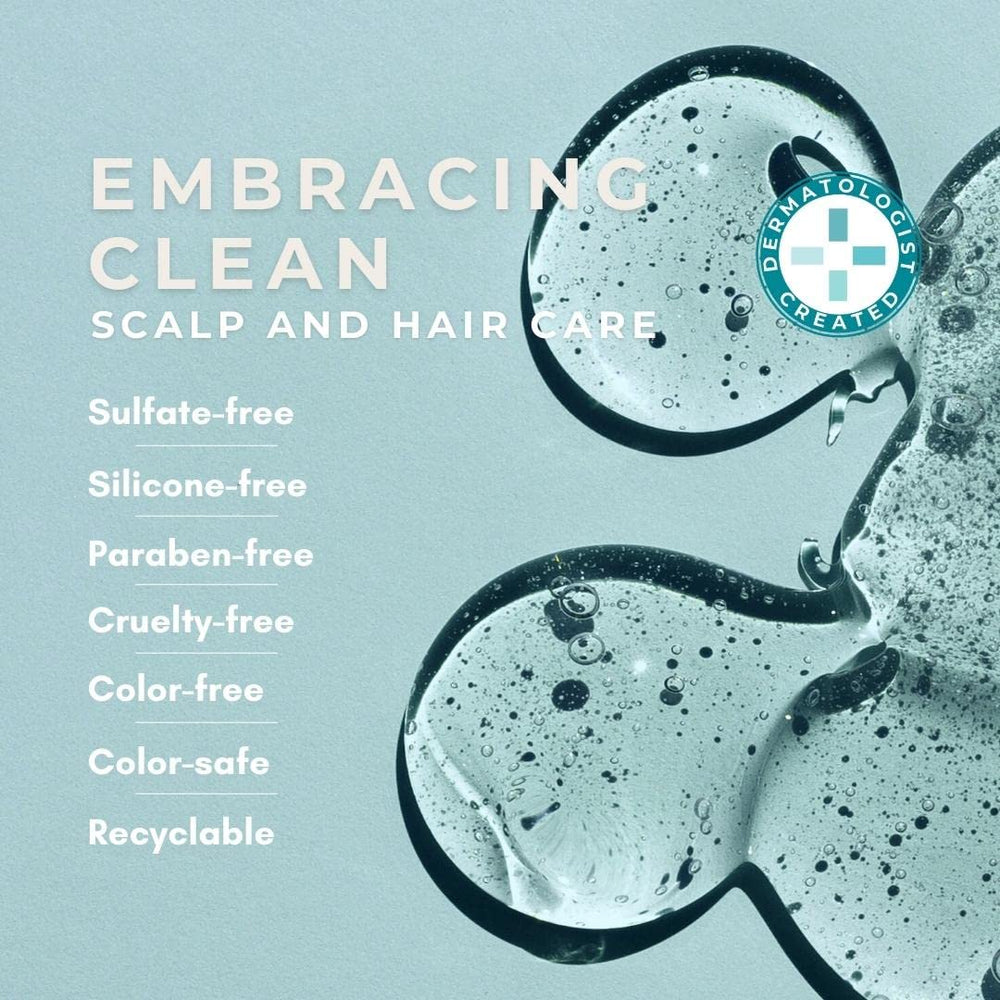 GIRL+HAIR color-safe vegan seal on packaging for conscious care.