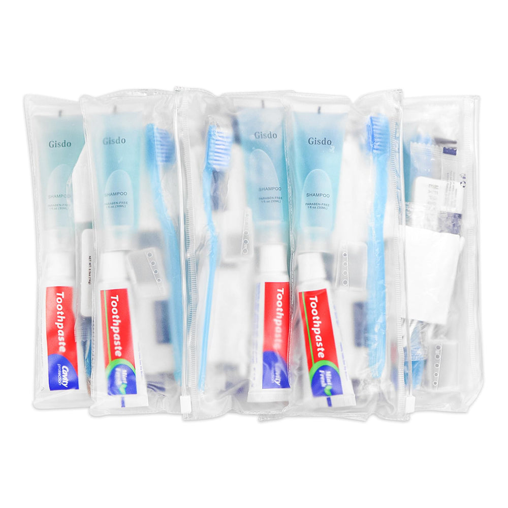 Gisdo compact kit contents include essential personal care items.