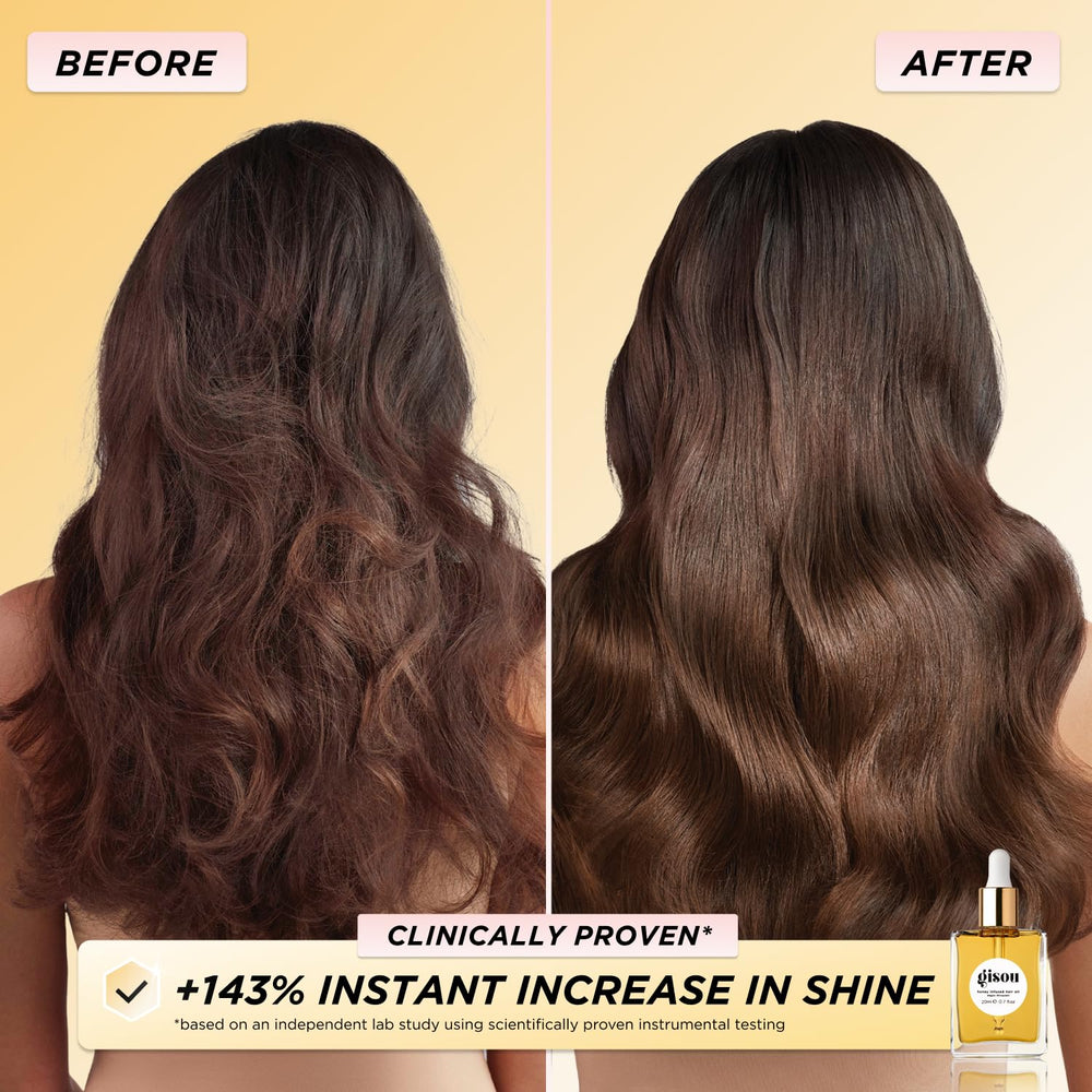 Gisou Hair Oil mid-lengths to ends drops for smooth results