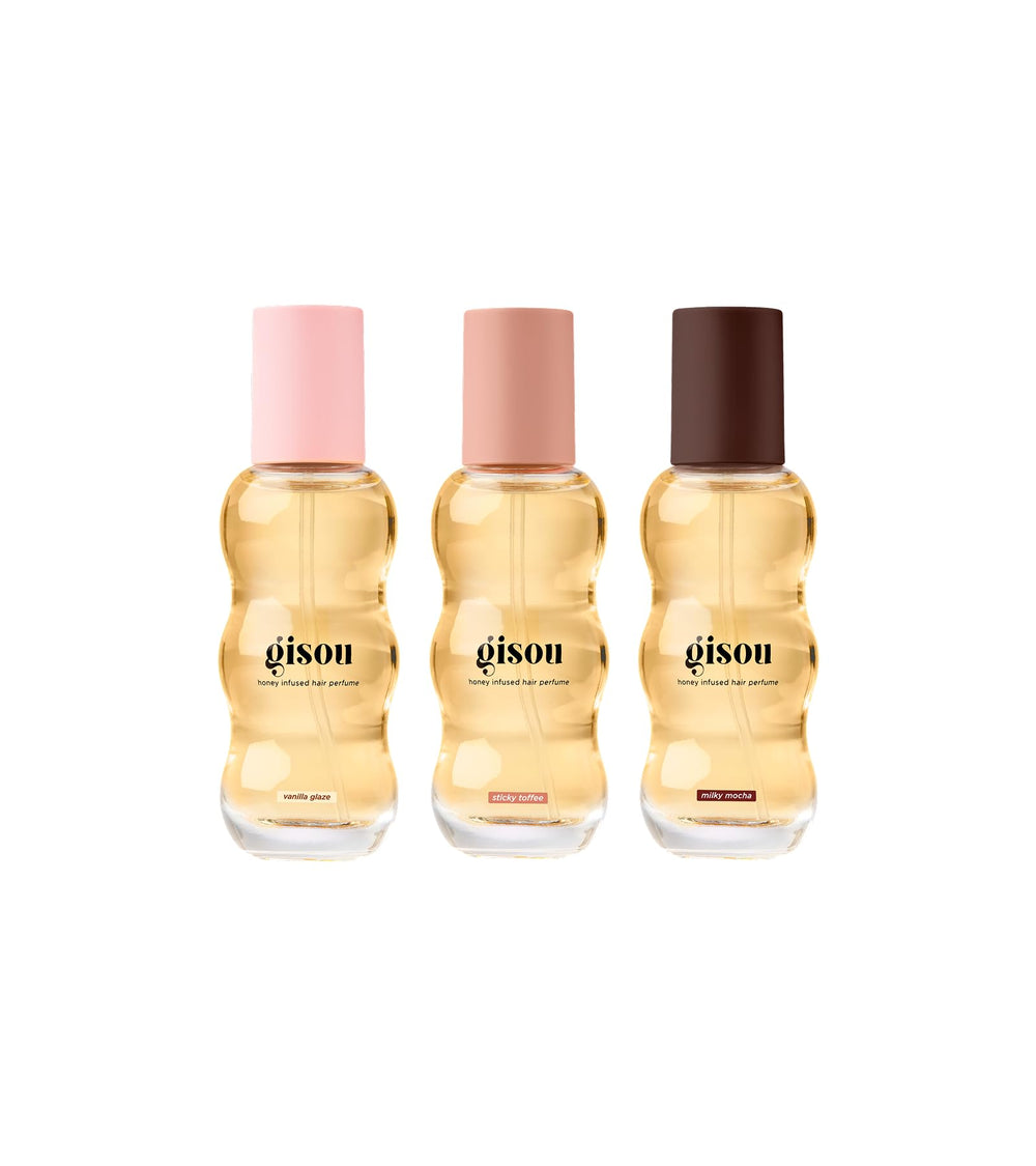 Gisou Hair Perfume Mini 15ml Wildflower Honey bottle refreshing shine after wash