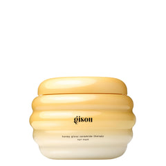 Gisou Honey Gloss Ceramide Therapy Hair Mask Mini bottle front highlights premium hair care