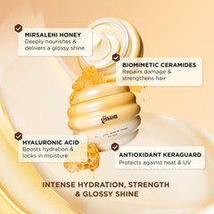 Gisou Honey Gloss Ceramide Therapy Hair Mask Mini prewash ritual preparation guidance