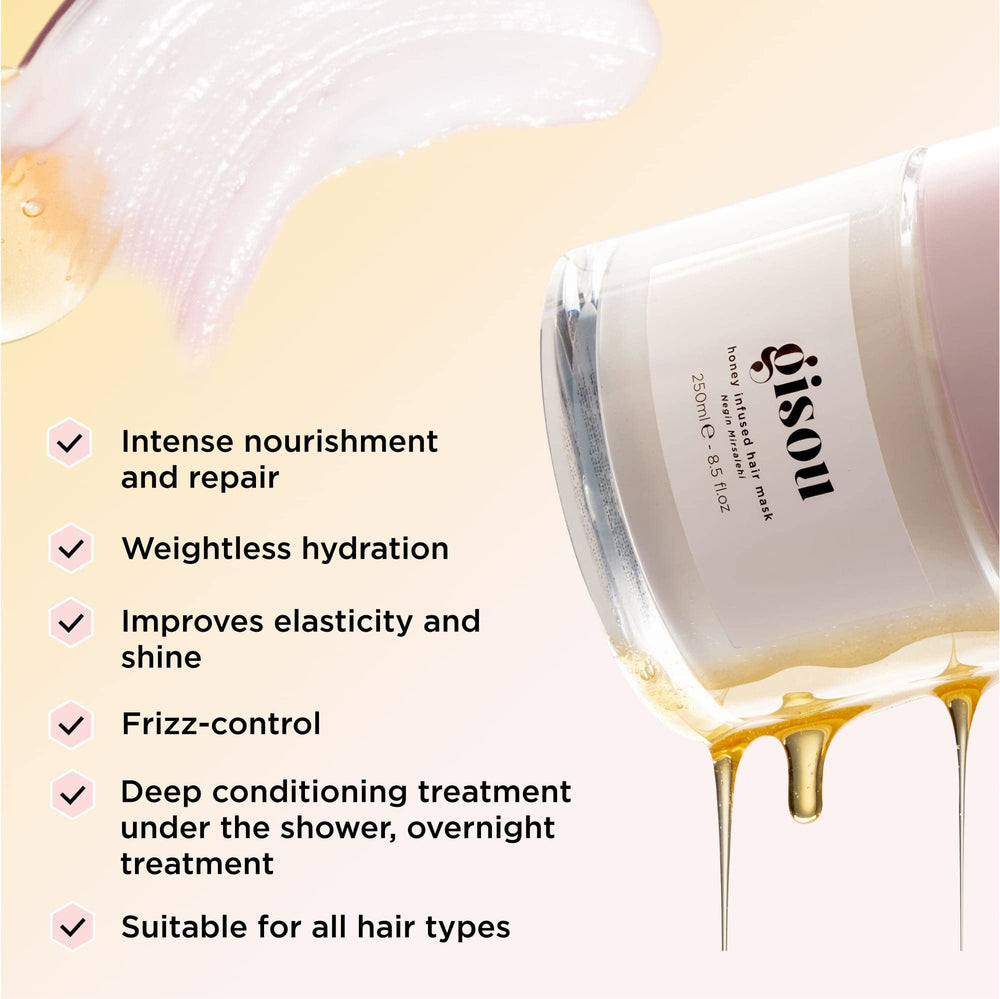 Swirl of mask texture ready for quick hydration on hair
