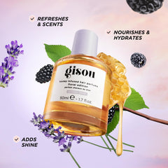 Gisou Honey Infused Hair Perfume lavender-berry-note provides daily calming aroma