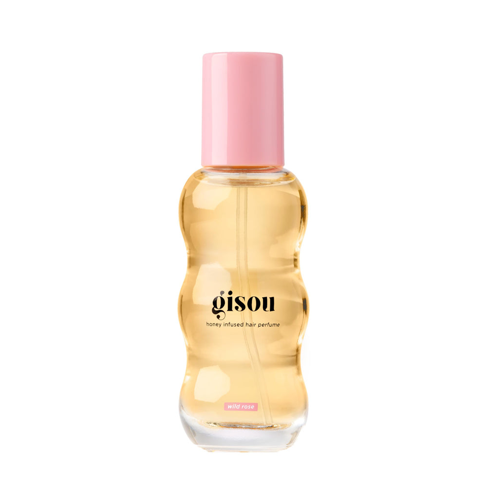 Gisou Honey Infused Hair Perfume Mini bottle front for long-lasting fragrance