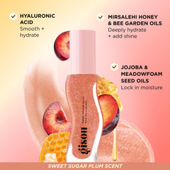 Gisou Honey Infused Lip Oil contains 97% naturally derived ingredients